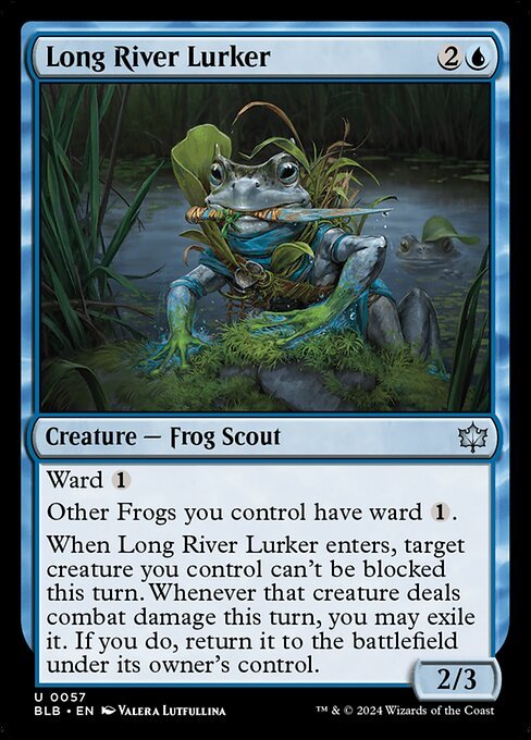 Long River Lurker card from BLB #57