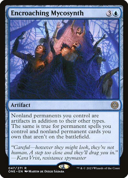 Encroaching Mycosynth card from ONE #47