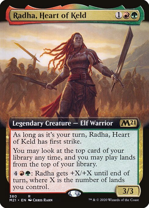 Radha, Heart of Keld card from M21 #380