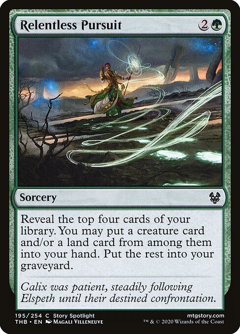 Relentless Pursuit card from THB #195