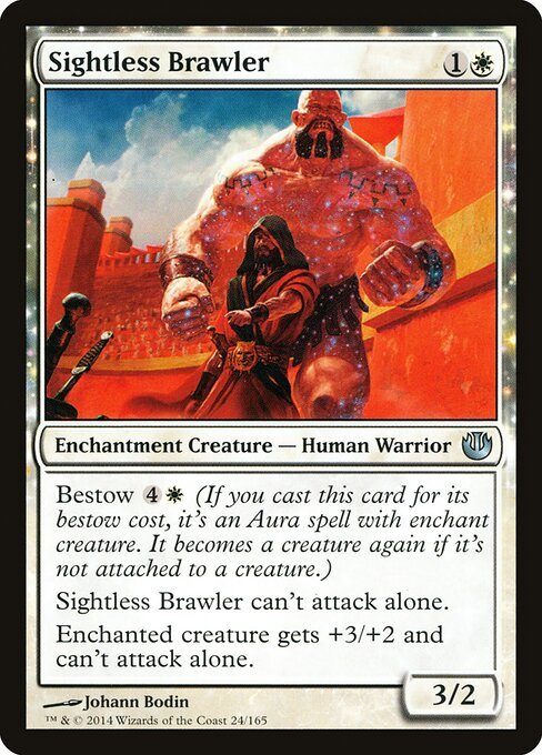 Sightless Brawler card from JOU #24