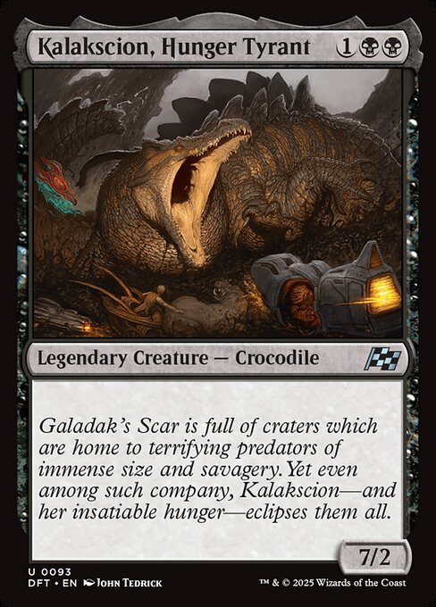Kalakscion, Hunger Tyrant card from DFT #93