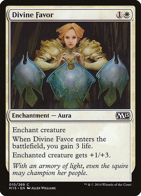 Divine Favor card from M15 #10