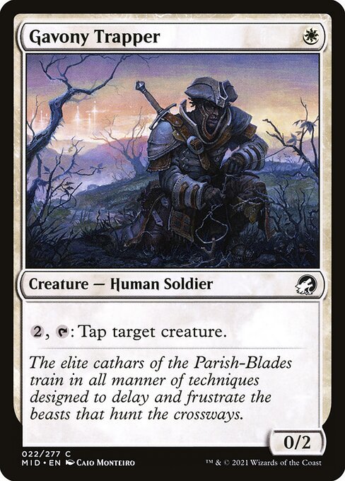 Gavony Trapper card from MID #22