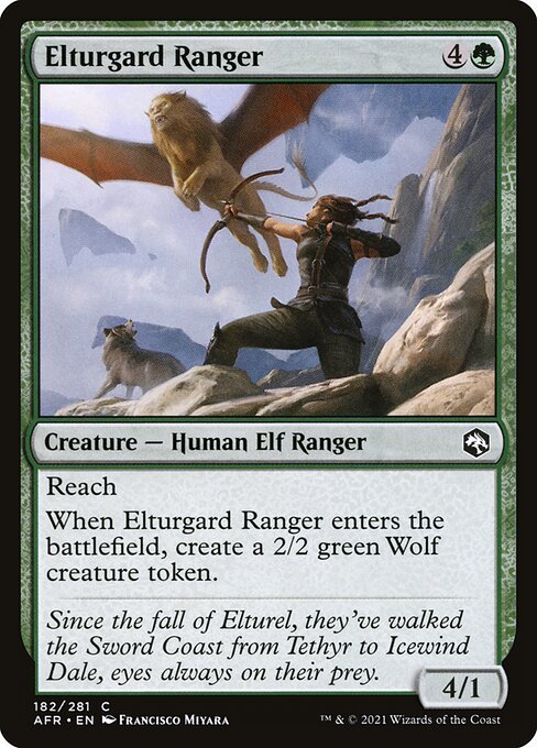 Elturgard Ranger card from AFR #182