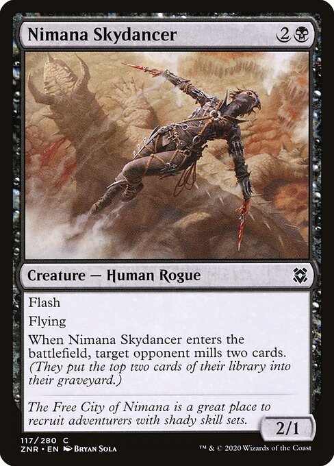 Nimana Skydancer card from ZNR #117