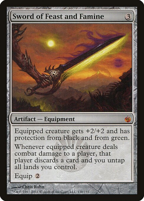 Sword of Feast and Famine card from MBS #138