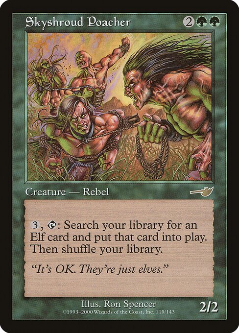 Skyshroud Poacher card from NMS #119