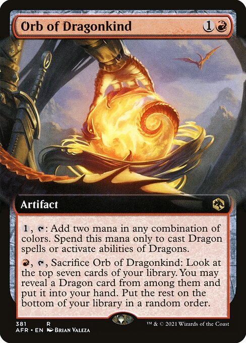 Orb of Dragonkind card from AFR #381