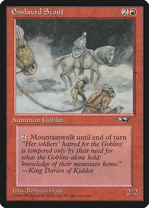 Enslaved Scout card from ALL #105