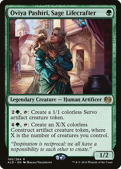 Oviya Pashiri, Sage Lifecrafter card from KLD #165