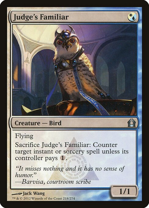 Judge's Familiar card from RTR #218