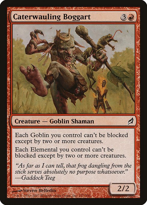 Caterwauling Boggart card from LRW #157