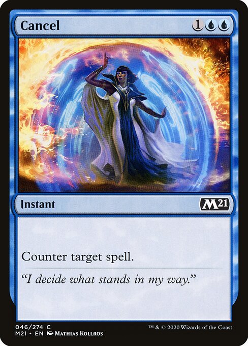 Cancel card from M21 #46