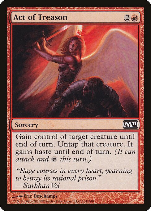 Act of Treason card from M11 #121