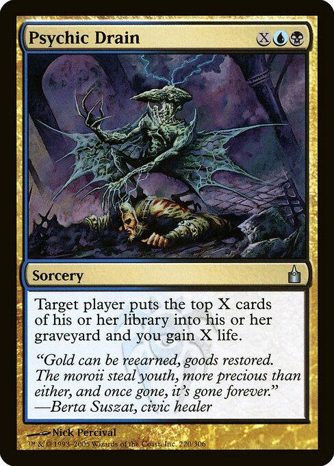 Psychic Drain card from RAV #220