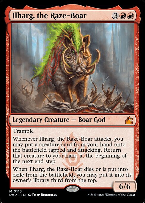 Ilharg, the Raze-Boar card from RVR #113