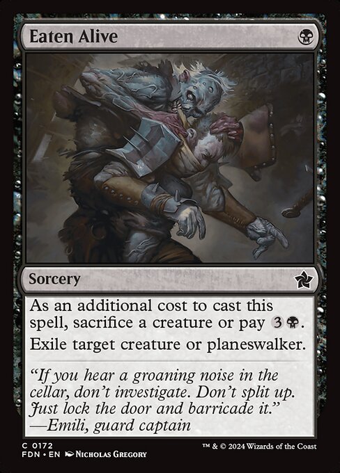 Eaten Alive card from FDN #172