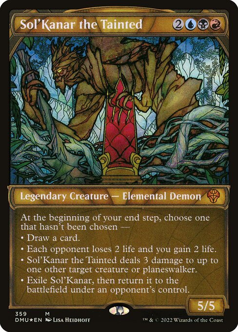 Sol'Kanar the Tainted card from DMU #359