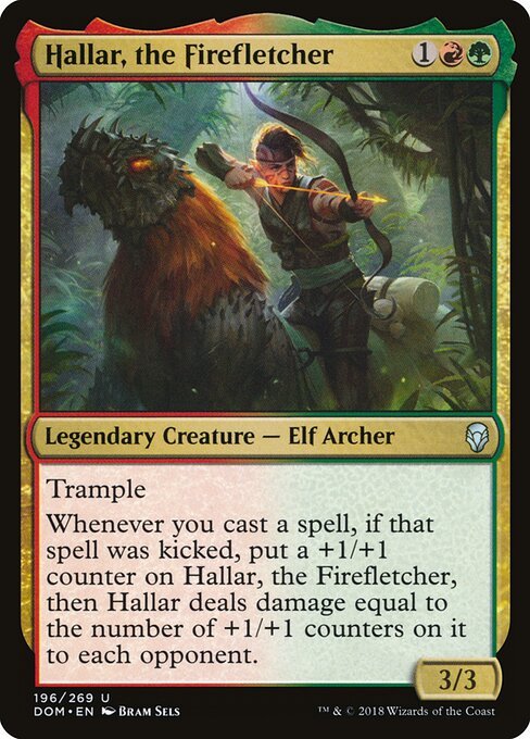 Hallar, the Firefletcher card from DOM #196