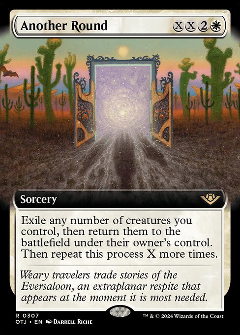 Another Round card from OTJ #307