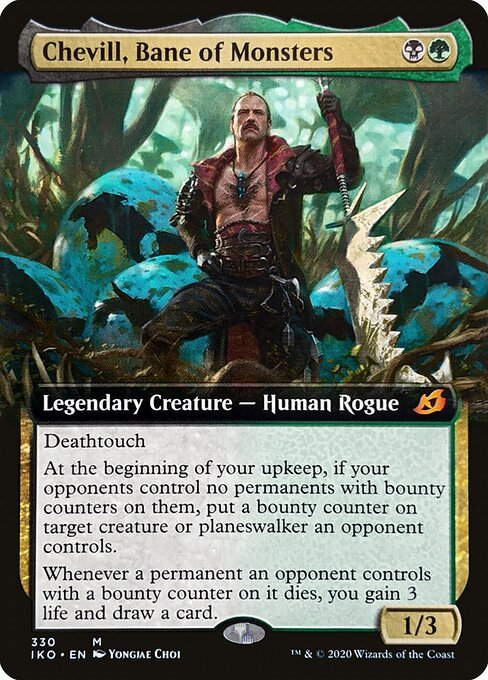Chevill, Bane of Monsters card from IKO #330