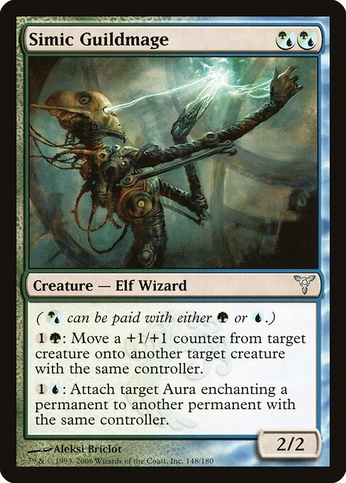 Simic Guildmage card from DIS #148