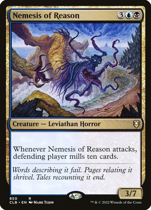 Nemesis of Reason card from CLB #850