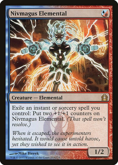 Nivmagus Elemental card from RTR #219