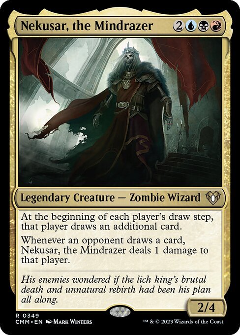 Nekusar, the Mindrazer card from CMM #349
