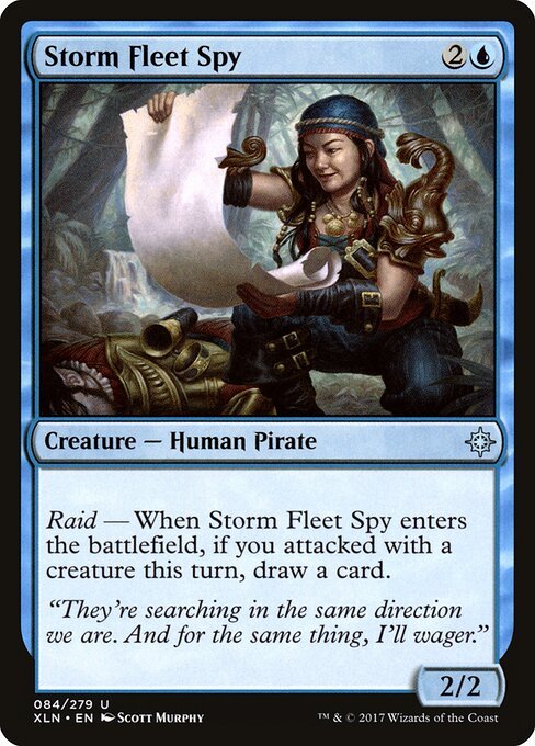 Storm Fleet Spy card from XLN #84