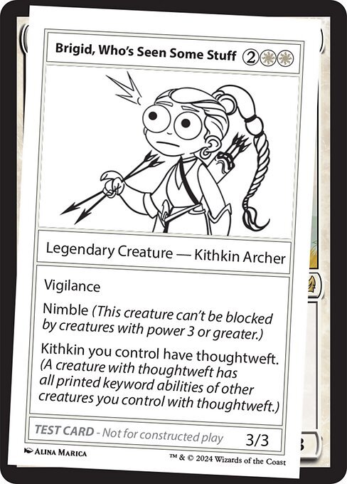Brigid, Who's Seen Some Stuff card from MB2PC #510