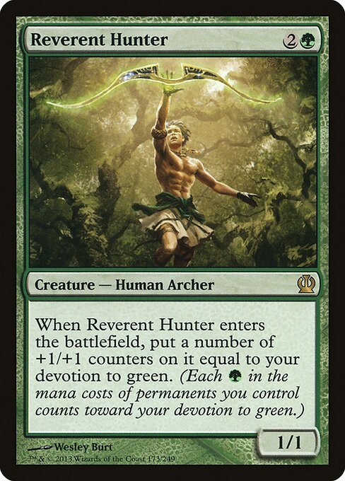 Reverent Hunter card from THS #173