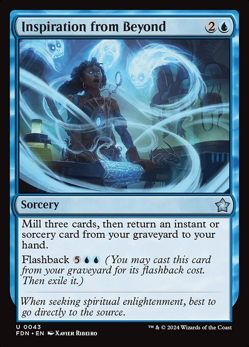 Inspiration from Beyond card from FDN #43