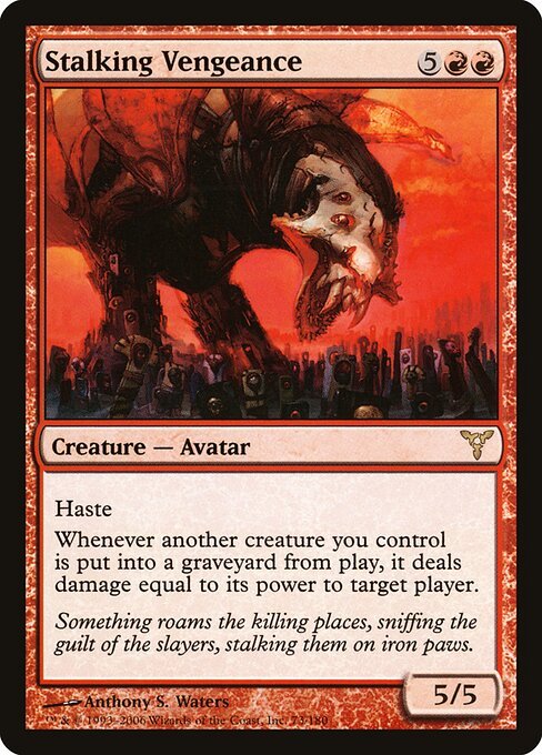 Stalking Vengeance card from DIS #73