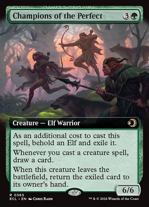Champions of the Perfect card from ECL #365