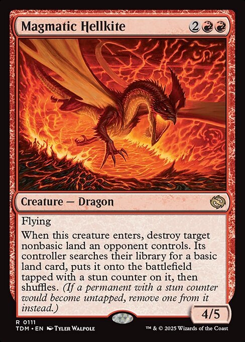 Magmatic Hellkite card from TDM #111