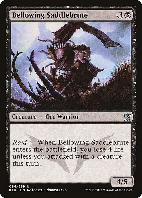 Bellowing Saddlebrute card from KTK #64