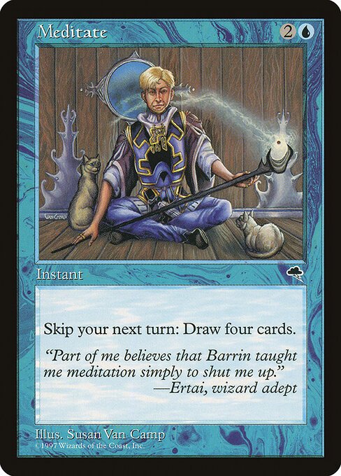Meditate card from TMP #76