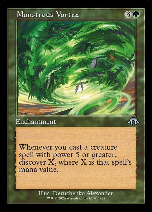 Monstrous Vortex card from MH3 #427