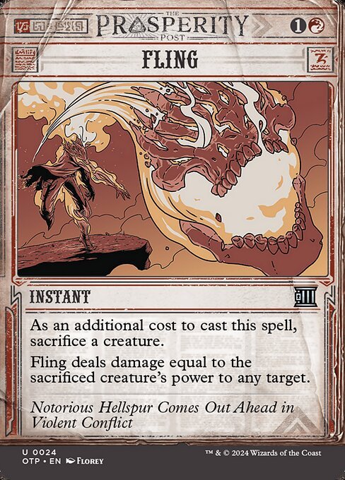Fling card from OTP #24
