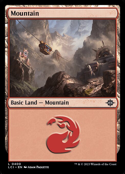 Mountain (0400) card from LCI #400