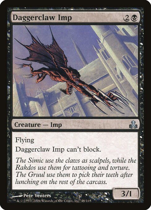 Daggerclaw Imp card from GPT #48