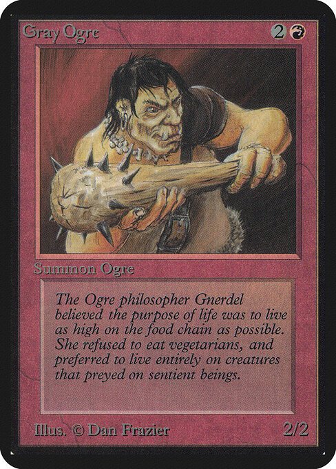 Gray Ogre card from LEA #product-1131