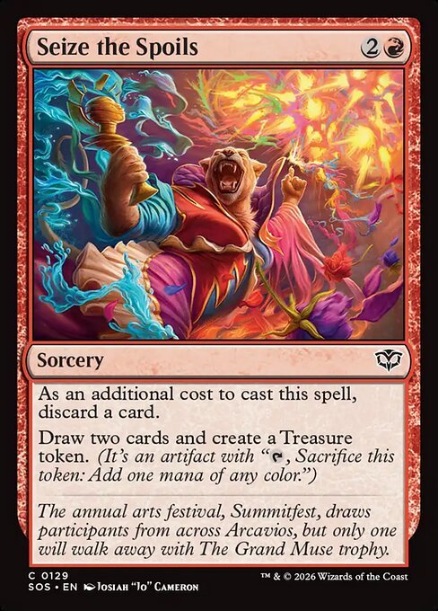 Seize the Spoils card from SOS #129