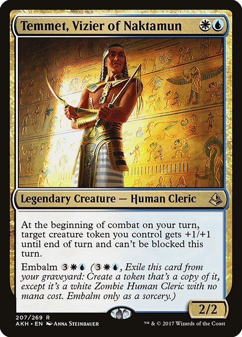 Temmet, Vizier of Naktamun card from AKH #207