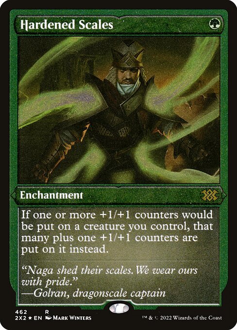 Hardened Scales card from 2X2 #462