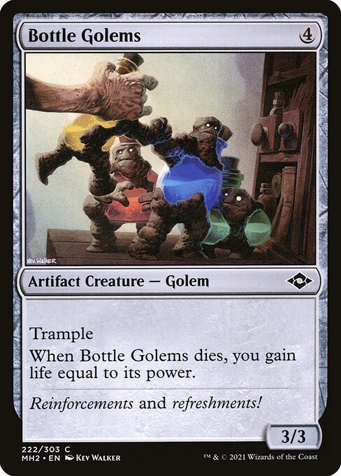 Bottle Golems card from MH2 #222