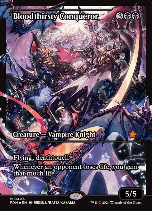 Bloodthirsty Conqueror card from FDN #426