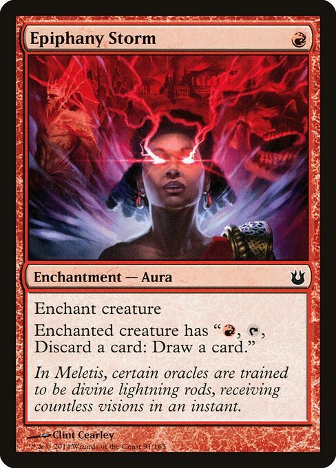 Epiphany Storm card from BNG #91